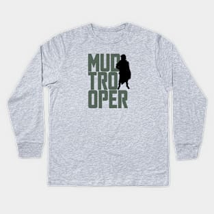 Mudtrooper Stacked Kids Long Sleeve T-Shirt